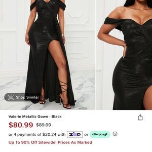 Gown dress black dress!